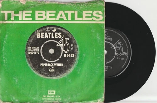 7" - Beatles - Paperback Writer - Parlophone - R 5452 - 1976 Re-Issue