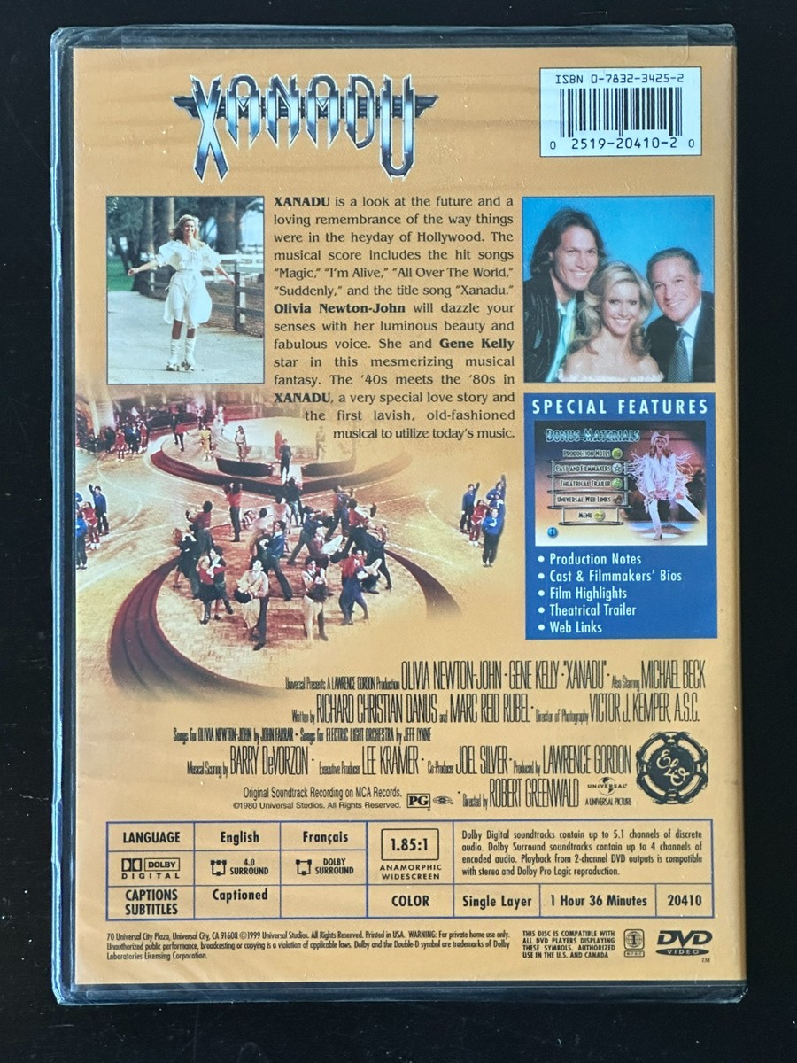 Xanadu (DVD, 1998, widescreen) for sale online | eBay