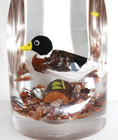 Vintage Hand Carved Painted duck Lucite/Acrylic Unique Canada Paperweight — photo 2
