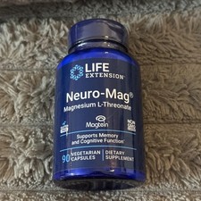 Life Extension Neuro-Mag Magnesium L-Threonate 90 capsules exp: 03/27