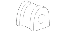 Genuine Honda Stabilizer Bar Mount Bushing 51306-S3V-A00