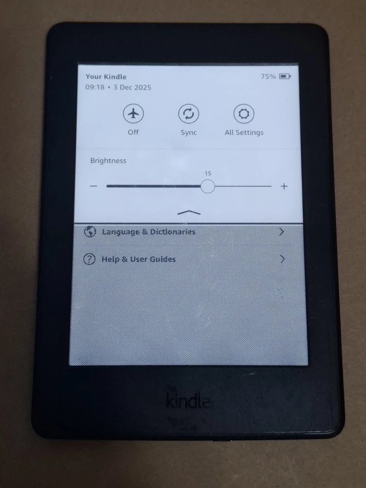 Amazon Kindle Paperwhite 7th Gen, 6” 4GB WiFi Black NO ADS READ DESCRIPTION - Image 2 of 4