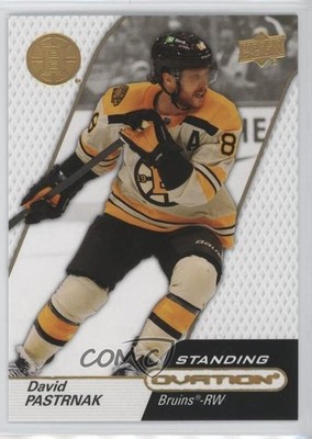 2023 Upper Deck Ovation Standing Gold Spectrum 210/250 David Pastrnak #92 08ee