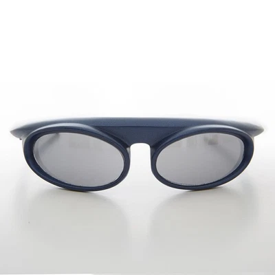 Gafas De Sol Vintage Azul Futuristas Envolventes - Zurich - Imagen 1 de 3