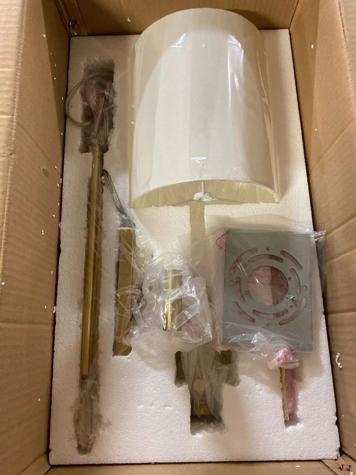 Aplique de pared Hudson Valley 9421-AGB Englewood 20" - latón envejecido Foto 2 de 2