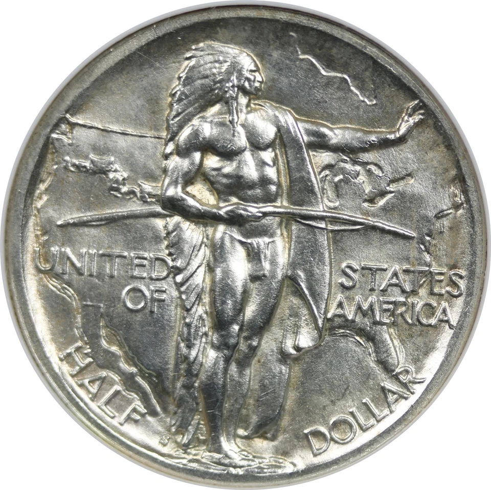 1938-S Oregon Trail 50C NGC MS 65 Early Silver Commemorative Half Dollar - Image 3 of 4