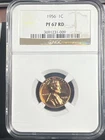 1956 Proof Lincoln Wheat Cent NGC PF67 RD