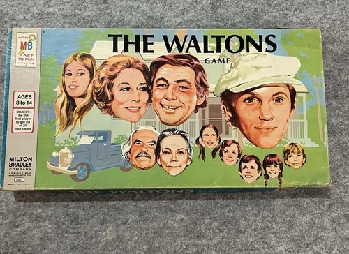 THE WALTONS 1974 Vintage Board Game Milton Bradley 4407 Complete 42 Cards