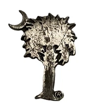 South Carolinia Palmetto Tree and Cresent Moon Pin 