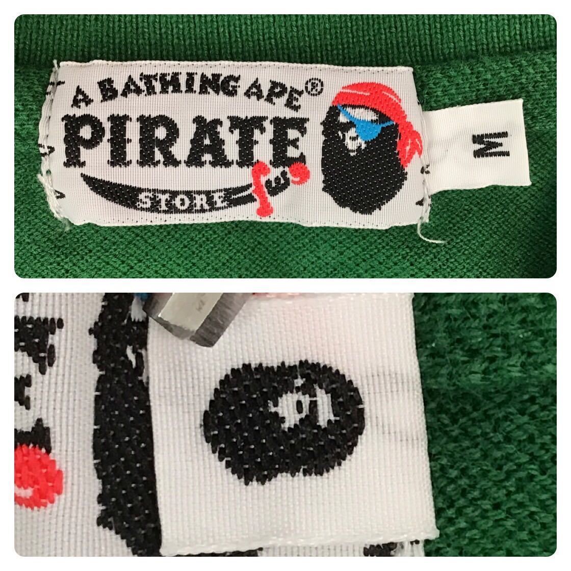 A BATHING APE PIRATE STORE ポロシャツ S 黒 BAPE Ape Pirate Tee Black Men's - FW22 - US