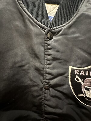 80s L Vintage Raiders Starter Jacket | eBay