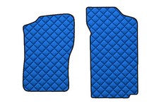 AUTO Kunstleder Vordere Matte Fußmatten für PEUGEOT 306 03.94-04.02 Cabrio BLAU