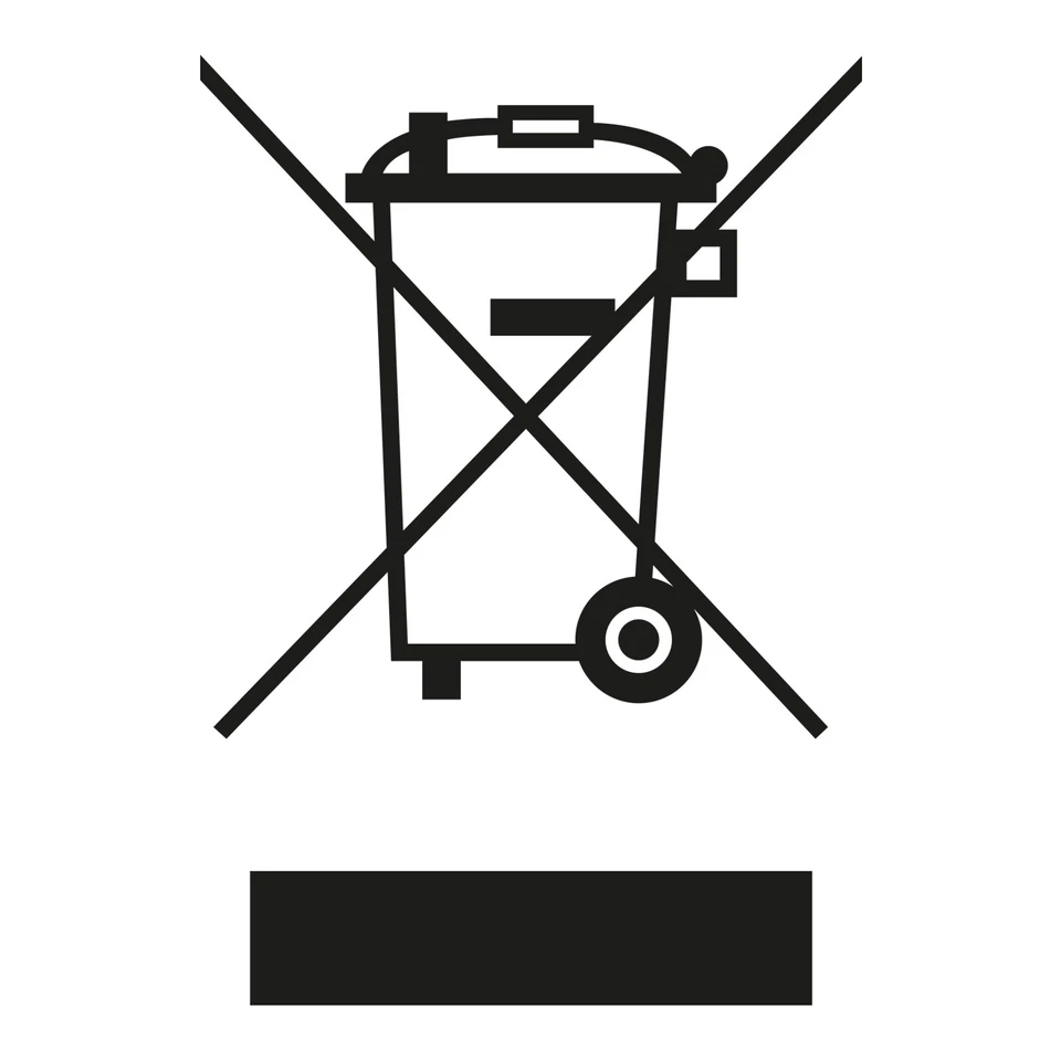 OLSHOP AG WEEE-Etiketten R140 selbstklebende PE-Folie weiß BxH 16x24mm 500 Aufkleber/Rolle