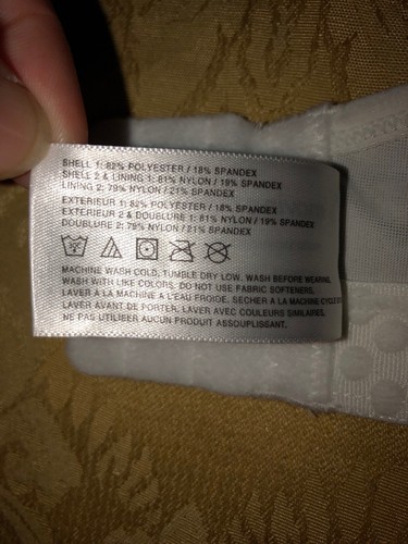 MOVING COMFORT Vero Sports Bra Wireless Sz XS 30C/D To 32C 120275 Med impact - Picture 6 of 8
