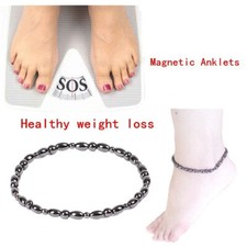 22cm Healthy Anklet Magnet Bracelet for Foot Magnetic Hematite Elastic Bracelets