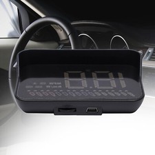 HUD OBD2 GPS Gauge Car Digital Head Up Display Speedometer Speed RPM Temp Alarm