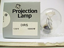 DRS Projector Projection Lamp Bulb 1000W GE BRAND  AVG. 25-HOUR LAMP 
