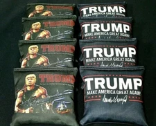 Custom USA TRUMP make American great 8 ACA Regulation Cornhole Bean Bags 