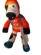 Chick-fil-A Plush Cow Doll Toy Summer 2023 Red Hoodie Traveler 9" Map Backpack