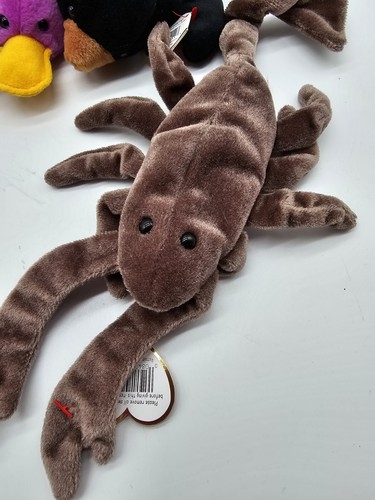 Beanie Babies Lot Of 14, Lobster, Bears, Ducks, Tiger, Buffalo - Picture 9 of 10