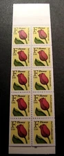 US Booklet Stamp Scott# BK183 Flower F Series P#1111 MNH 1991 C480