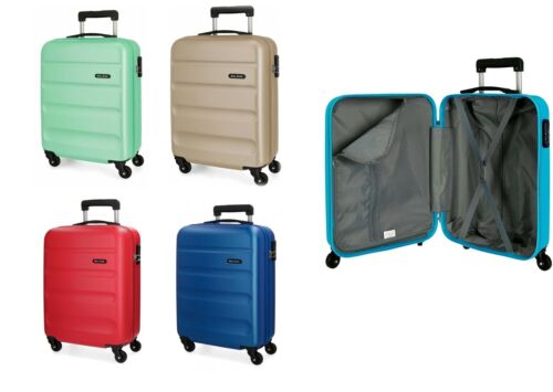 Trolley valigia bagaglio a mano rigido antigraffio 4 ruote 55x39x20 2,5kg aereo - Foto 1 di 22