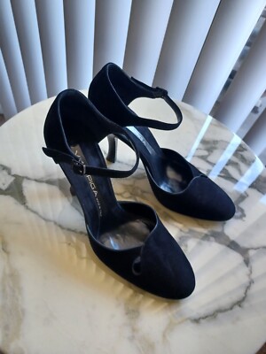 VIA SPIGA black suede shoe Via Spiga Black Suede Ankle Boots with Side | Mercari main image 4