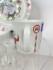 Vtg 3pc Set STAVANGERFLINT Ceramic Plate Bowl Mug Children School Cat Norway MCM — photo 6