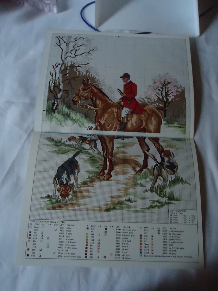 Counted Cross-Stitch "The Champion" Pattern - Image 2 of 2