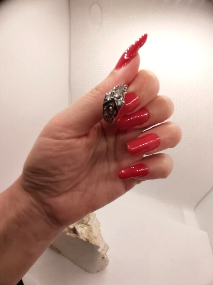 Wunderschöner Silberring 925 mit Edelsteinen GR.58, - Bild 3 von 4