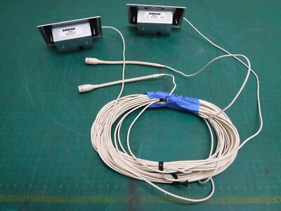 2 Shure MX202 185 cardioid Condenser Cable Professional Microphones