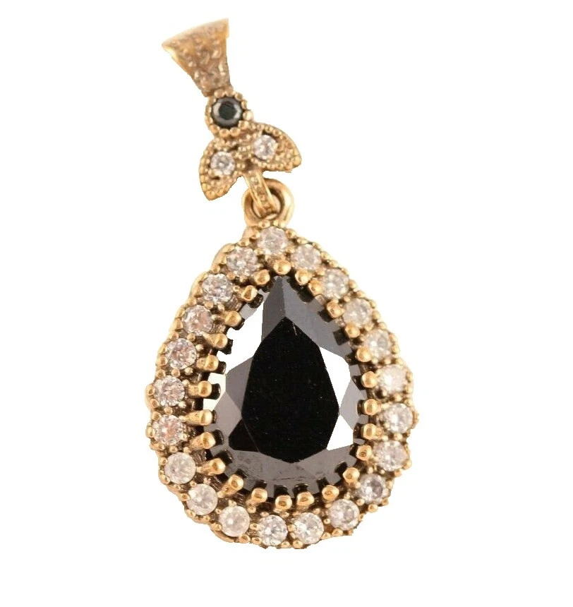 Babero Negro belleza Moda Collares y Colgantes