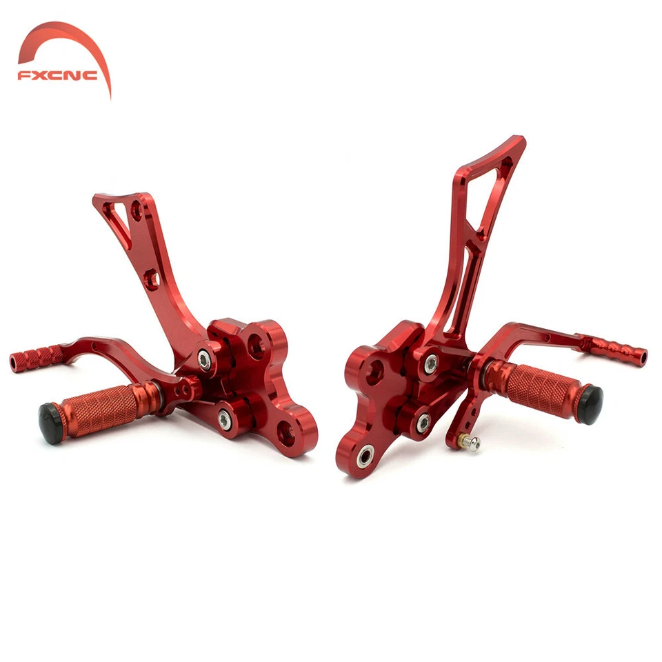 Motorcycle Red Rearsets Foot Pegs For Yamaha FZ1/FZ8 2001 2002 2003 2004 2005 - Изображение 4 из 4