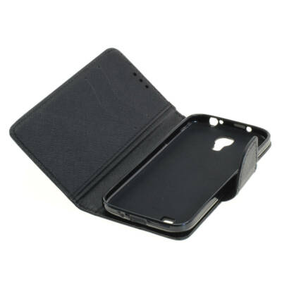 Book Case Fancy Etui Handytasche Tasche Hülle Samsung GT-I9500 I9500  (Schwa