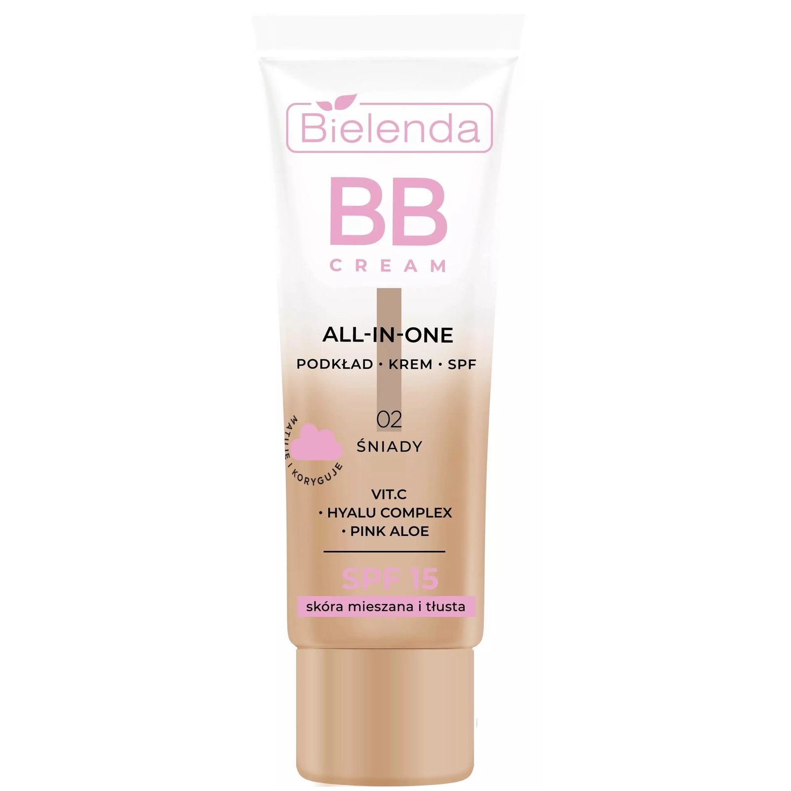 Bielenda BB Cream All In One For Combination And Oily Skin 02 Dark SPF15 30g