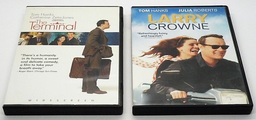 THE TERMINAL & LARRY CROWNE 2 DVDs Tom Hanks Julia Roberts Catherine Zeta-Jones