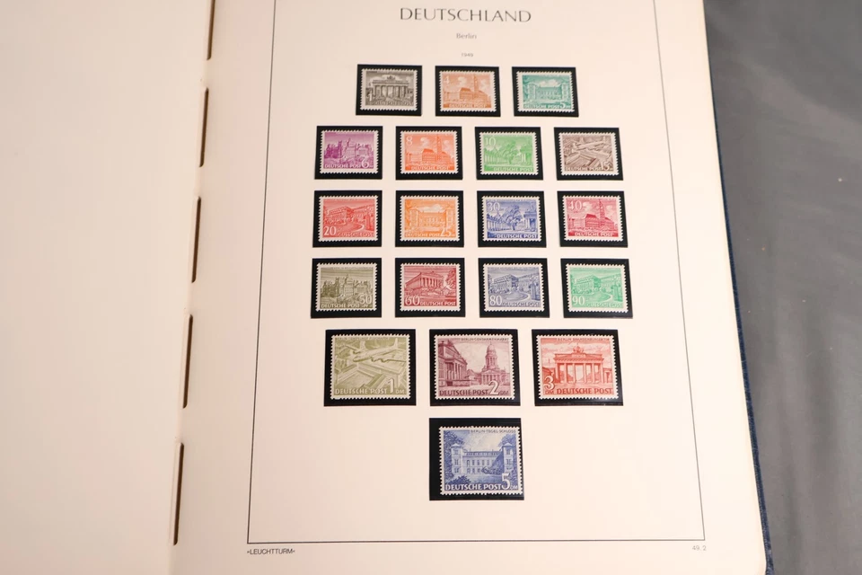 Germany Berlin 1948-1990 Collection of Hundreds in Lighthouse Hingeless Album - Image 4 of 4