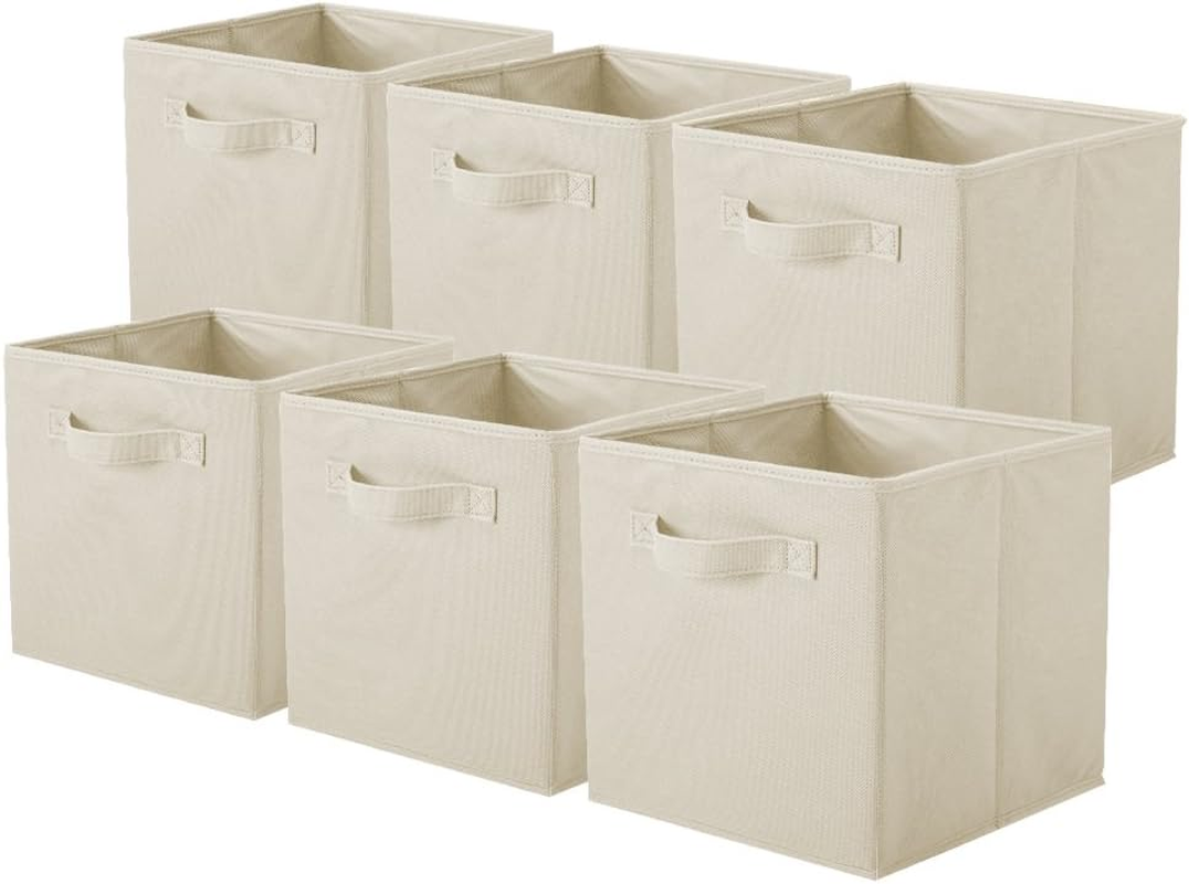 Storage Bins, Foldable Fabric Storage Cubes and Cloth Storage Organizer Drawer f-image