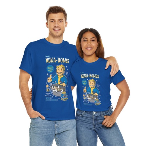 Fallout T-Shirt | Vault Boy Shirt | Nuka-Bombs Shirt | Nuka - Bombs Shirt - Picture 5 of 37