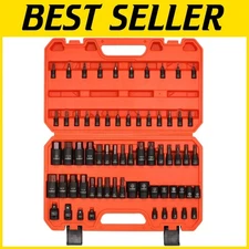 66-Piece Allen Socket Set with Torx Bit | Durable S2 Steel