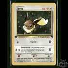 Eevee 55/82 1st Edition Team Rocket NM Pokemon