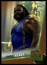 2019 Topps WWE Money in the Bank Mark Henry #51 Bronze