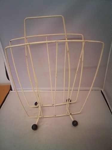 Vintage Magazine Rack Storage