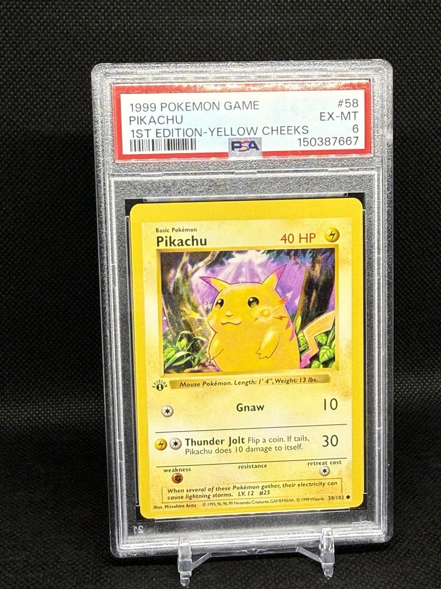 Pikachu 058/102 Base Set (Shadowless) Regular for sale online | eBay