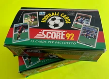 Score 92 Calcio Cards 48 Packets in 2 BOXES MEGA RARE ITALY SOCCER PACKS