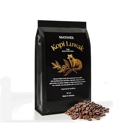 100% Pure Civet Cat Coffee Beans, Sustainably Sourced