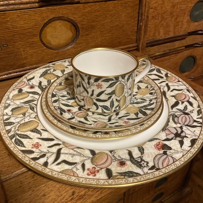 4 Piece Place Setting FRUIT William Morris, Nikko -Victoria & Albert Museum, UK
