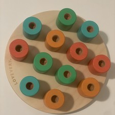 Lovevery Wooden Stacking Peg Board Pioneer Play Kit Baby 16-18 Months Complete