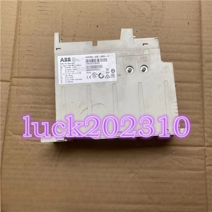 1PC USED ACS355 series frequency converter ACS355-03E-02A4-4 0.75KW 380V #YY - Image 2 of 3
