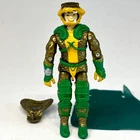 Vintage 1986 Hasbro GI Joe ARAH v1 Serpentor Cobra La Figure cape & accessory